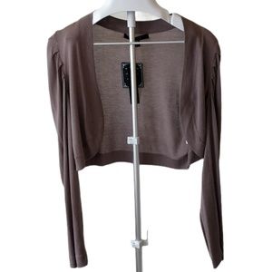 Nougat London Silk Cashmere Blend Shrug Size 3